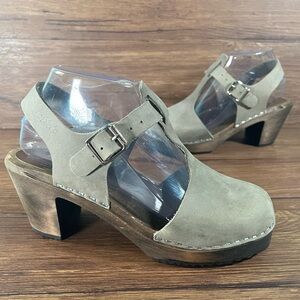 Lotta From Stockholm Tan Leather Mules